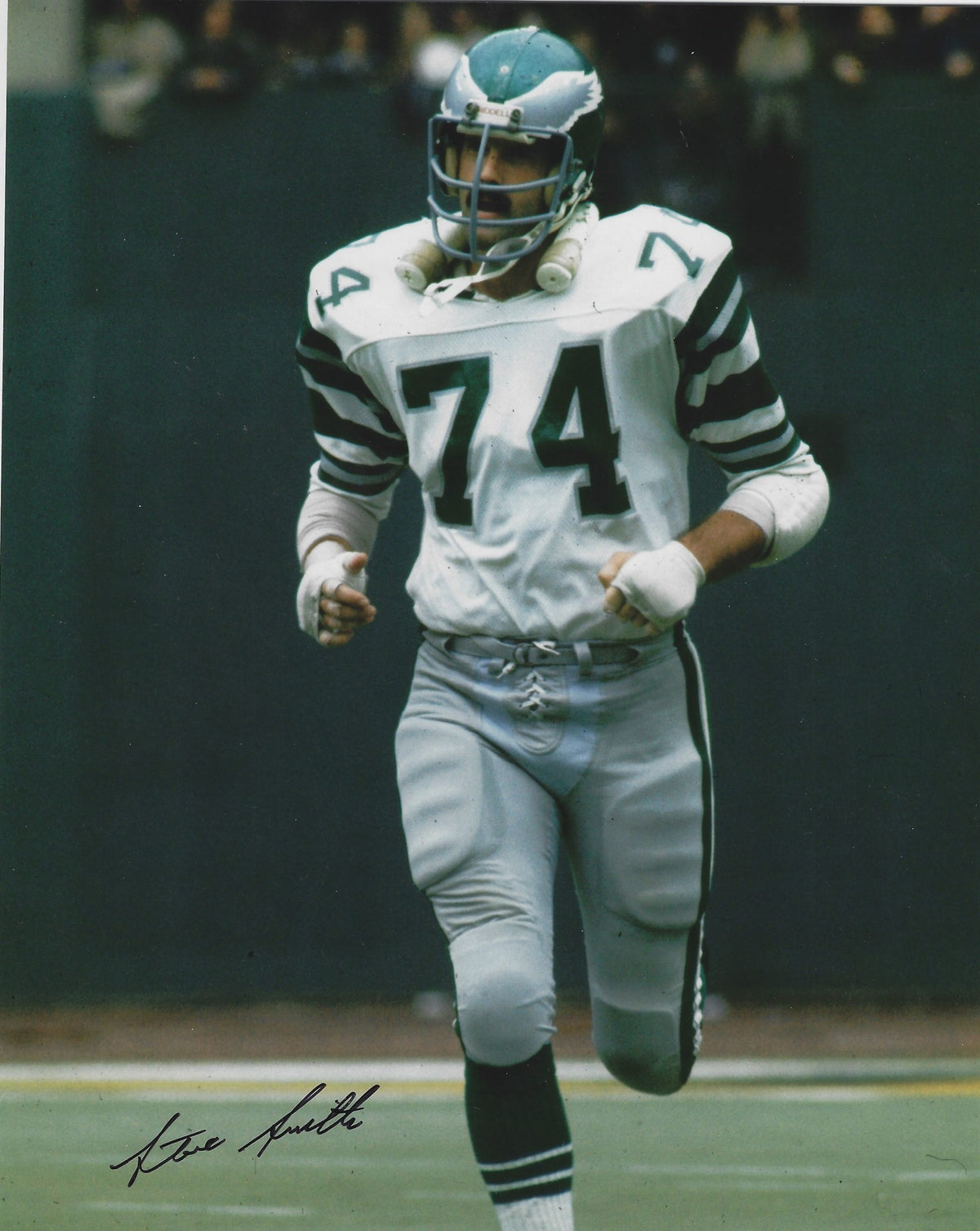 Autographed  STEVE SMITH 8x10 Philadelphia Eagles Photo