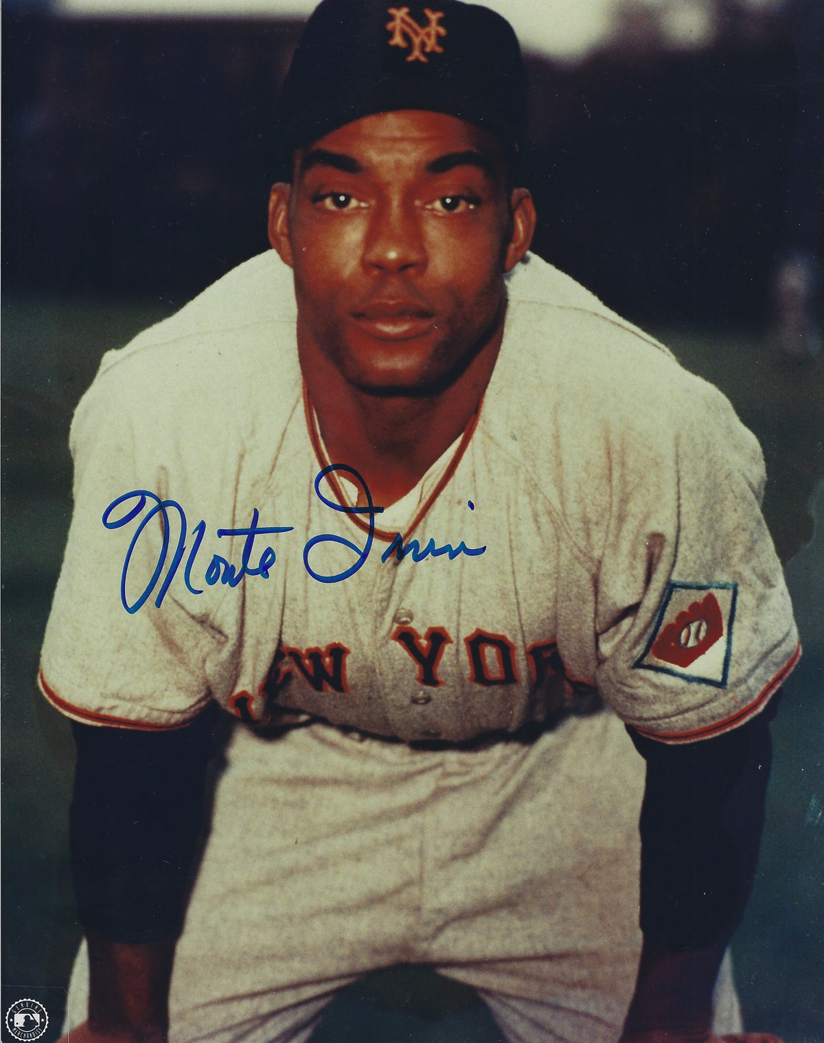 Autographed MONTE IRVIN 8x10 New York Giants Photo