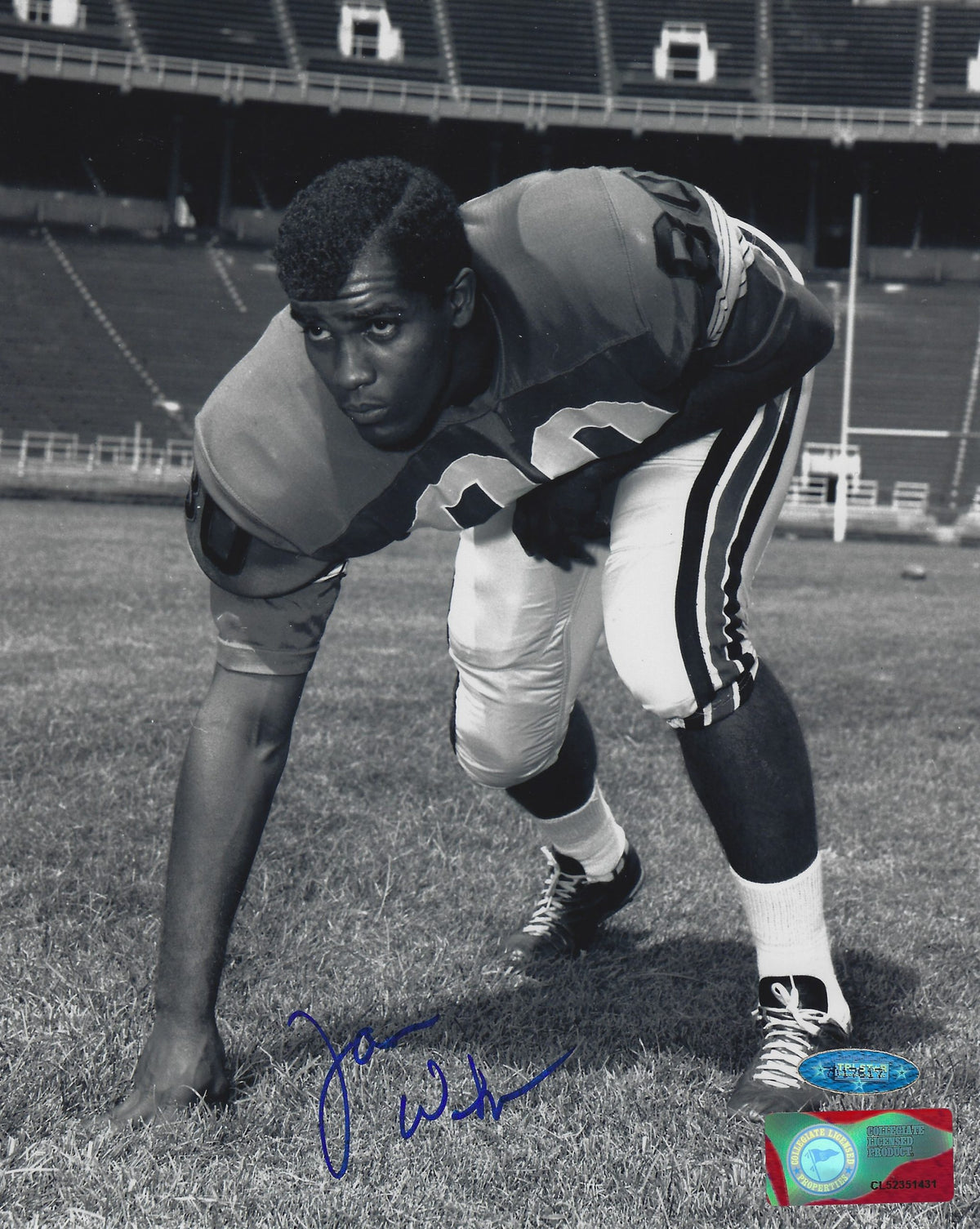 Autographed JAN WHITE 8X10 Ohio State University Photo Tristar