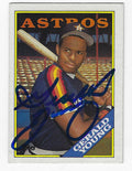 Autographed GERALD YOUNG Houston Astros 1988 Topps card