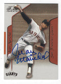 Autographed JUAN MARICHAL 2003 FLEER FLAIR GREATS CARD