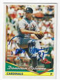 Autographed DONOVAN OSBORNE 1994 Topps Card