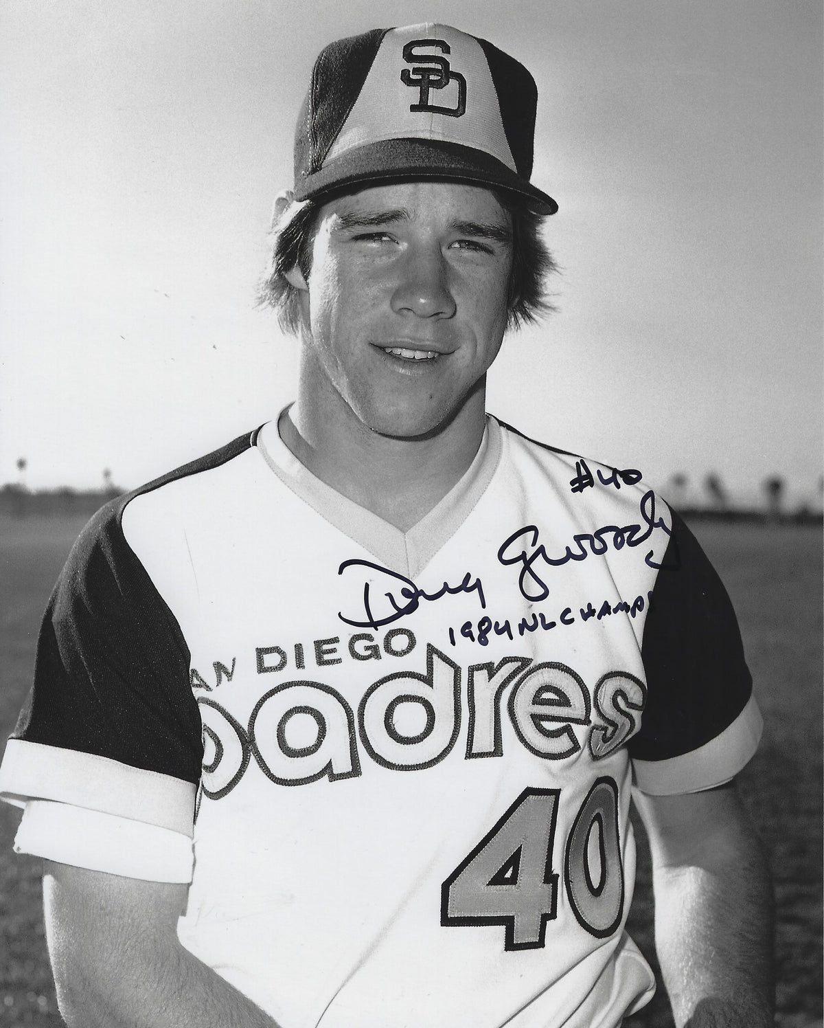 AUTOGRAPHED DOUG GWODSZ 8x10 San Diego Padres photo