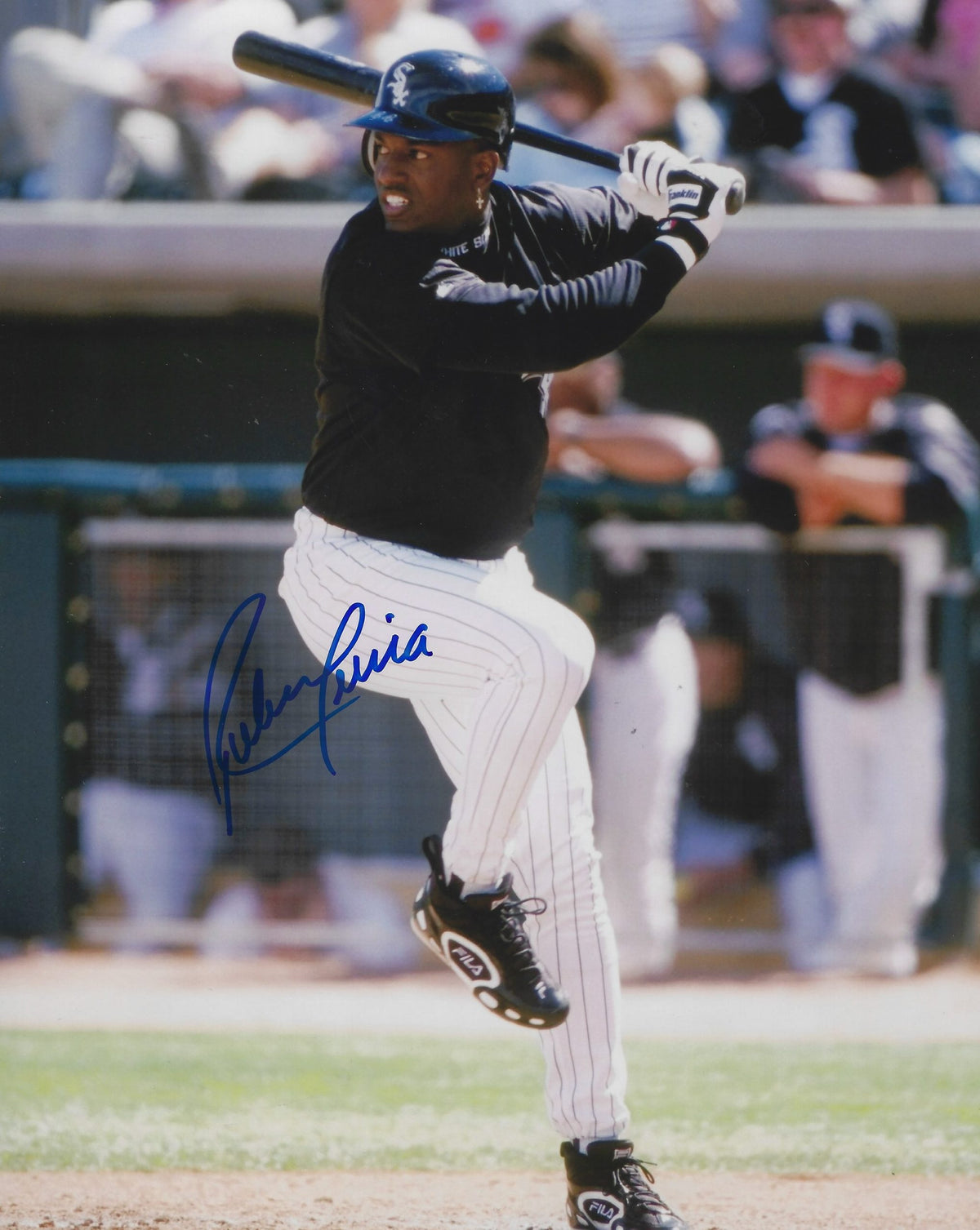 AUTOGRAPHED RUBEN SIERRA 8X10 Chicago White Sox Photo