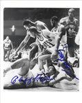 Autographed CLIFF HAGAN & ZELMO BEATY 8x10 ST. LOUIS HAWKS photo