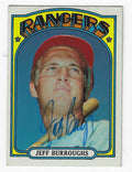 Autographed JEFF BURROUGHS 1972 Topps Card