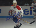 Autographed KIRK MULLER 8X10 Montreal Canadiens Photo