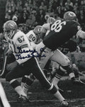 Autographed GEORGE GOEDDEKE 8X10 Denver Broncos Photo