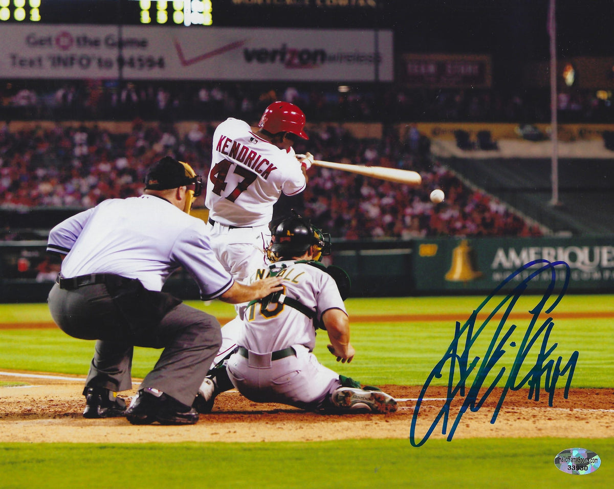 AUTOGRAPHED HOWIE KENDRICK 8X10 California Angels Photo