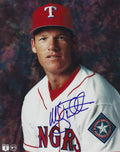 AUTOGRAPHED MICKEY TETTLETON 8X10 Texas Rangers Photo