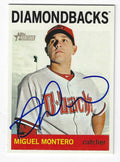 Autographed MIGUEL MONTERO Arizona Diamondbacks  2013 Topps Heritage Card