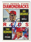 Autographed DIDI GREGORIUS Arizona Diamondbacks  2013 Topps Heritage Card