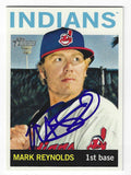Autographed MARK REYNOLDS Cleveland Indians 2013 Topps Heritage Card