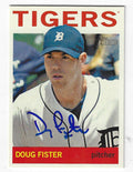 Autographed DOUG FISTER Detroit Tigers 2013 Topps Heritage Card #128