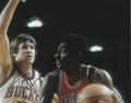 AUTOGRAPHED TERRY DRISCOLL 8X10 MILWAUKEE BUCKS Photo
