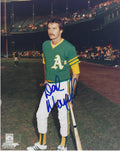 AUTOGRAPHED DAL MAXVILL 8x10 Oakland A's Photo