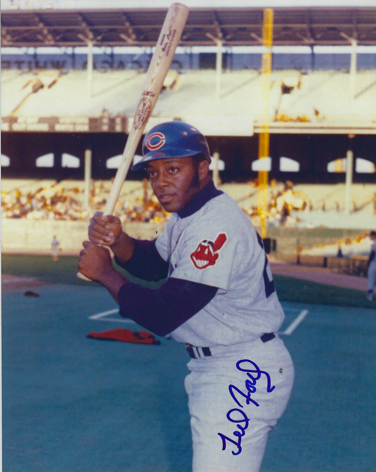 AUTOGRAPHED TED FORD 8X10 Cleveland Indians Photo