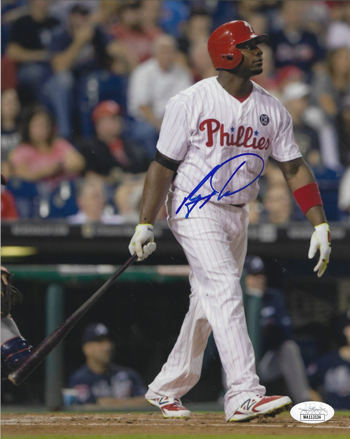 AUTOGRAPHED RYAN HOWARD 8X10 Philadelphia Phillies Photo JSA