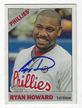 Autographed RYAN HOWARD Philadelphia Phillies 2015 Topps Heritage Card #364