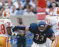 Autographed Merril Hoge 8x10 Chicago Bears Photo