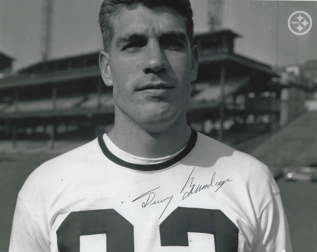 Autographed DEWEY BRUNDAGE 8X10 Pittsburgh Steelers Photo