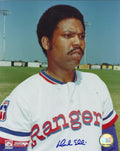 AUTOGRAPHED  DOCK ELLIS 8x10 Texas Rangers Photo