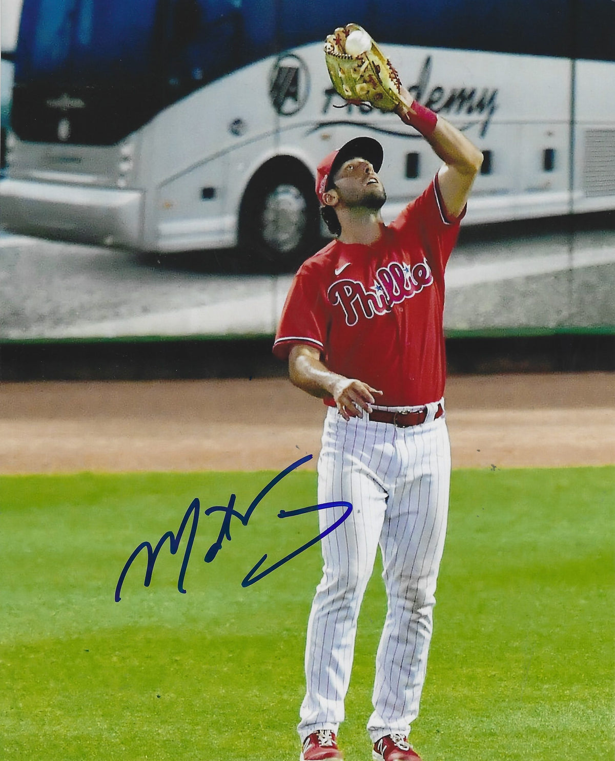 AUTOGRAPHED MATT VIERLING 8X10 Philadelphia Phillies Photo