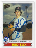 Autographed DENNIS ECKERSLEY Boston Red Sox  2004 Topps Fan Favorites Card
