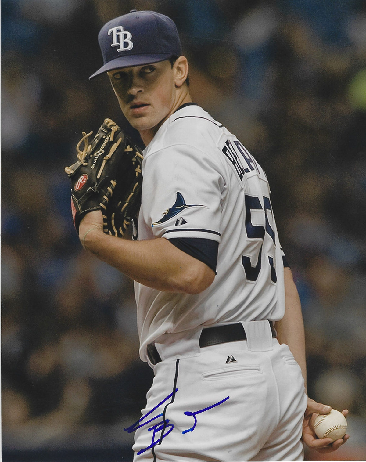 Autographed ANDREW BELLATTI 8X10 Tampa Bay Rays Photo