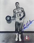 AUTOGRAPHED LOU HUDSON 8x10  St. Louis Hawks photo