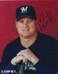 AUTOGRAPHED JEROMY BURNITZ 8x10 Milwaukee Brewers Photo