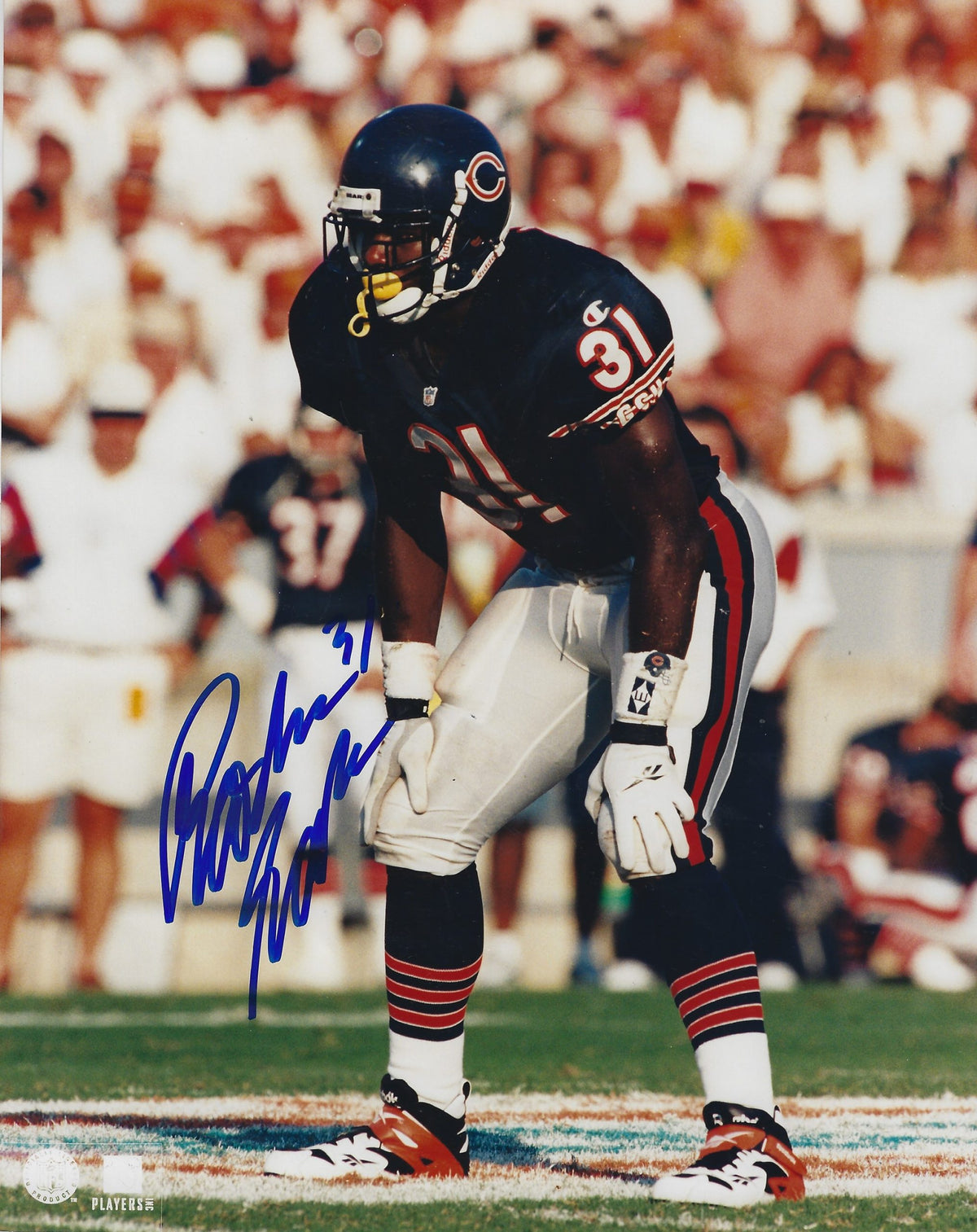 Autographed RASHAAN SALAAM  8x10 Chicago Bears Photo