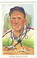 Autographed ENOS SLAUGHTER St. Louis Cardinals Perez-Steele Celebration Postcard