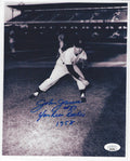 AUTOGRAPHED JOHN JAMES 8x10 New York Yankees photo JSA