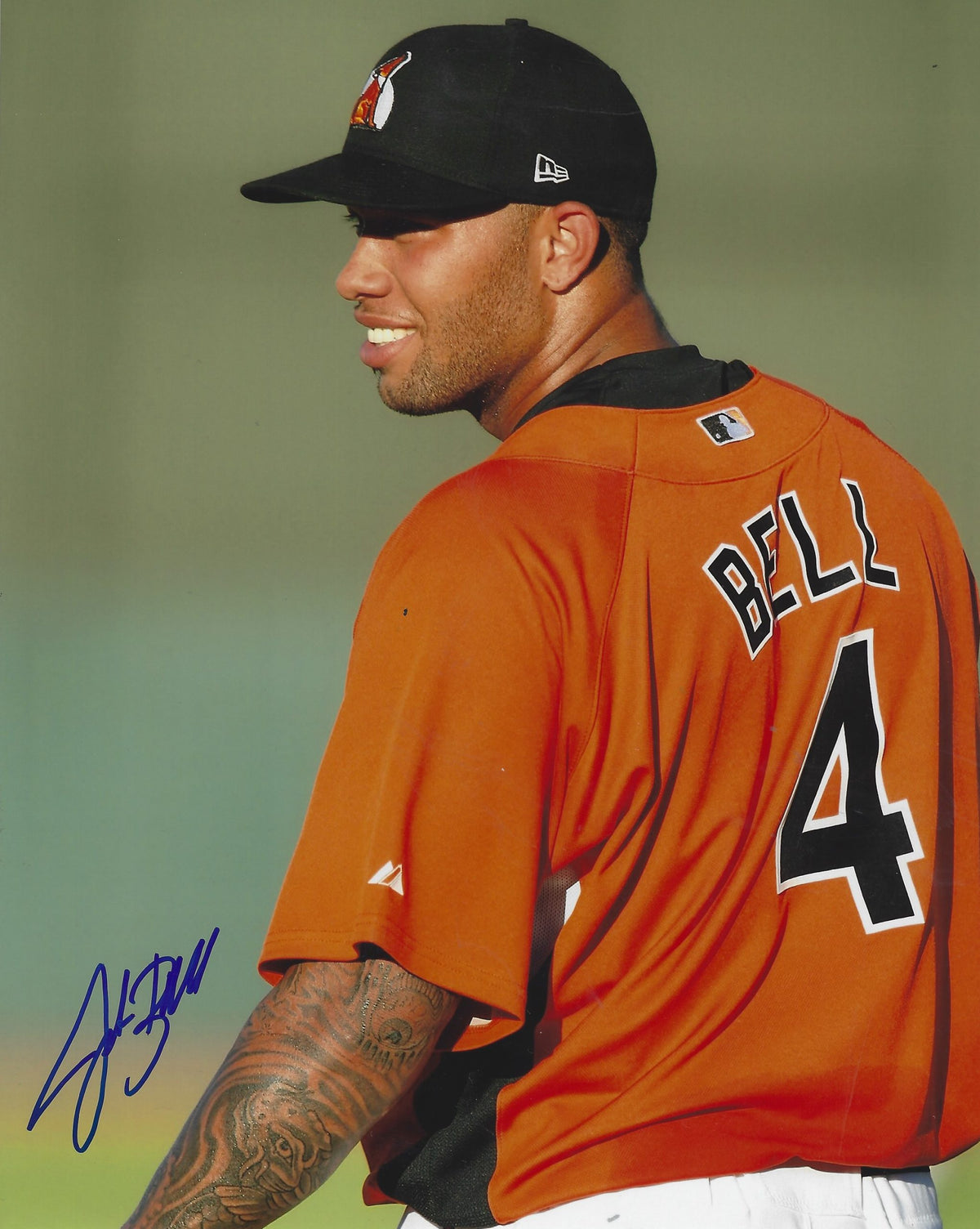AUTOGRAPHED JOSH BELL 8x10 Baltimore Orioles Photo