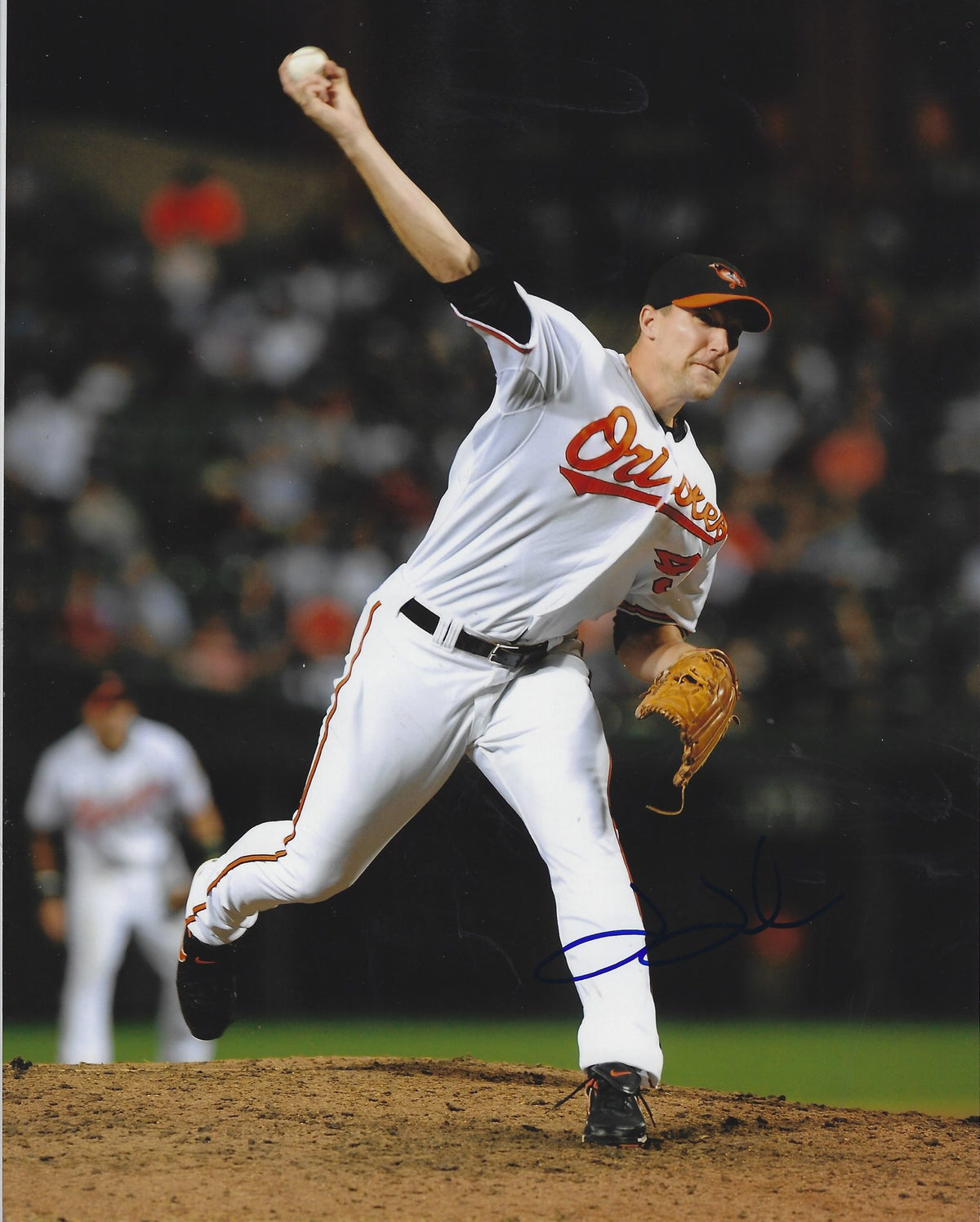 AUTOGRAPHED JIM JOHNSON 8X10 Baltimore Orioles Photo
