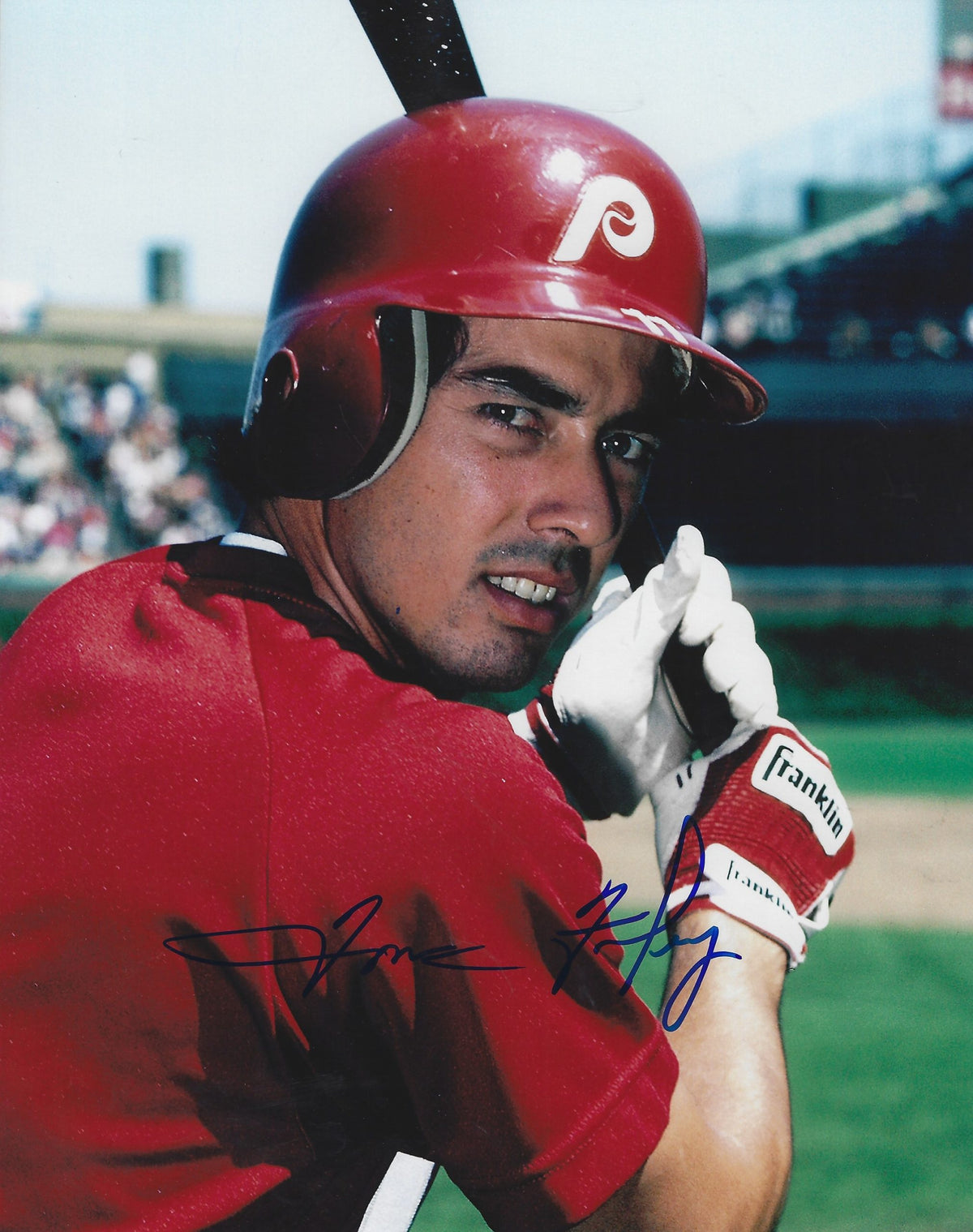 AUTOGRAPHED TOM FOLEY 8X10 Philadelphia Phillies Photo