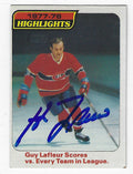 GUY LAFLEUR Montreal Canadiens Autographed 1978-79 Topps Card