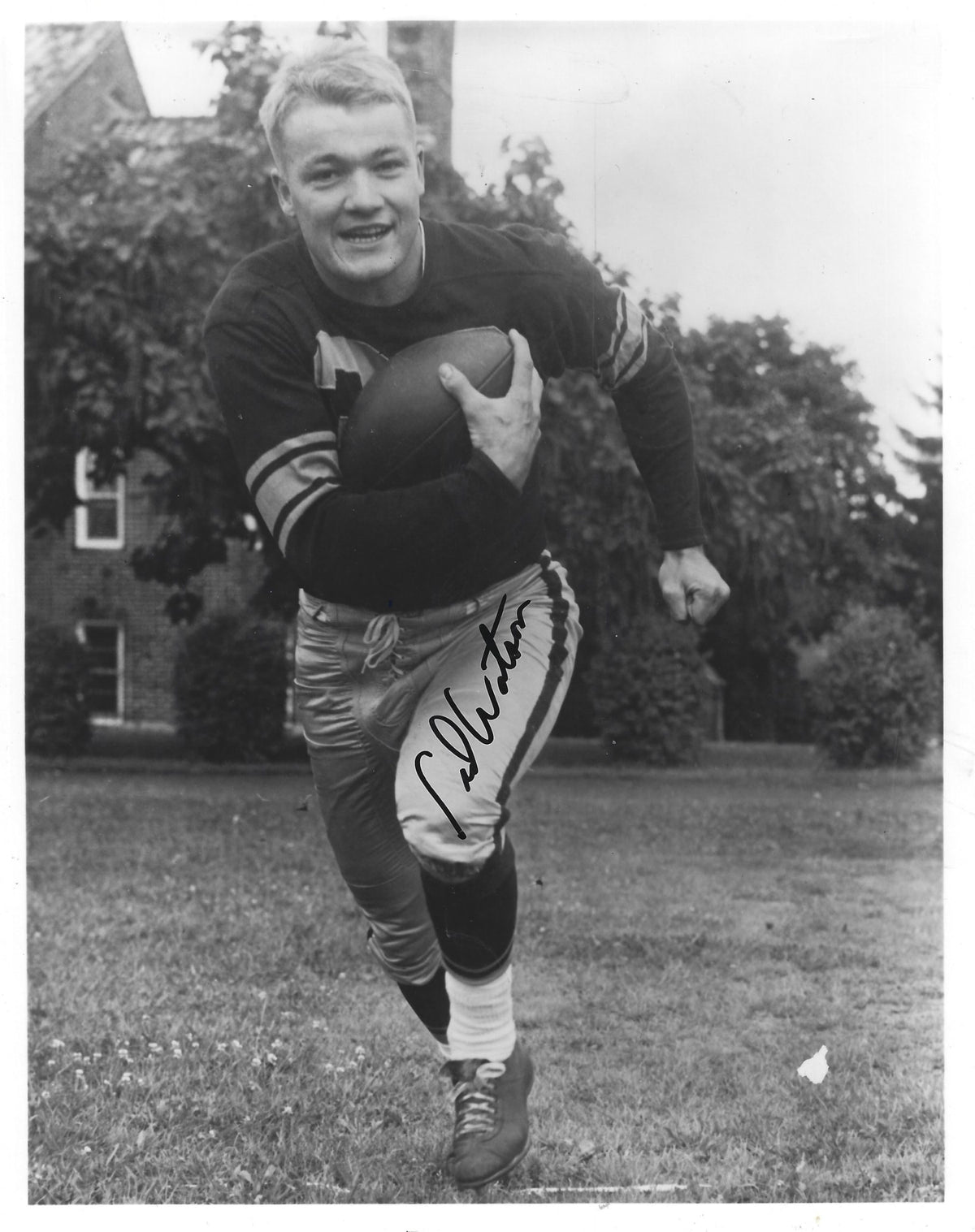 Autographed SID WATSON 8x10 Pittsburgh Steelers Photo