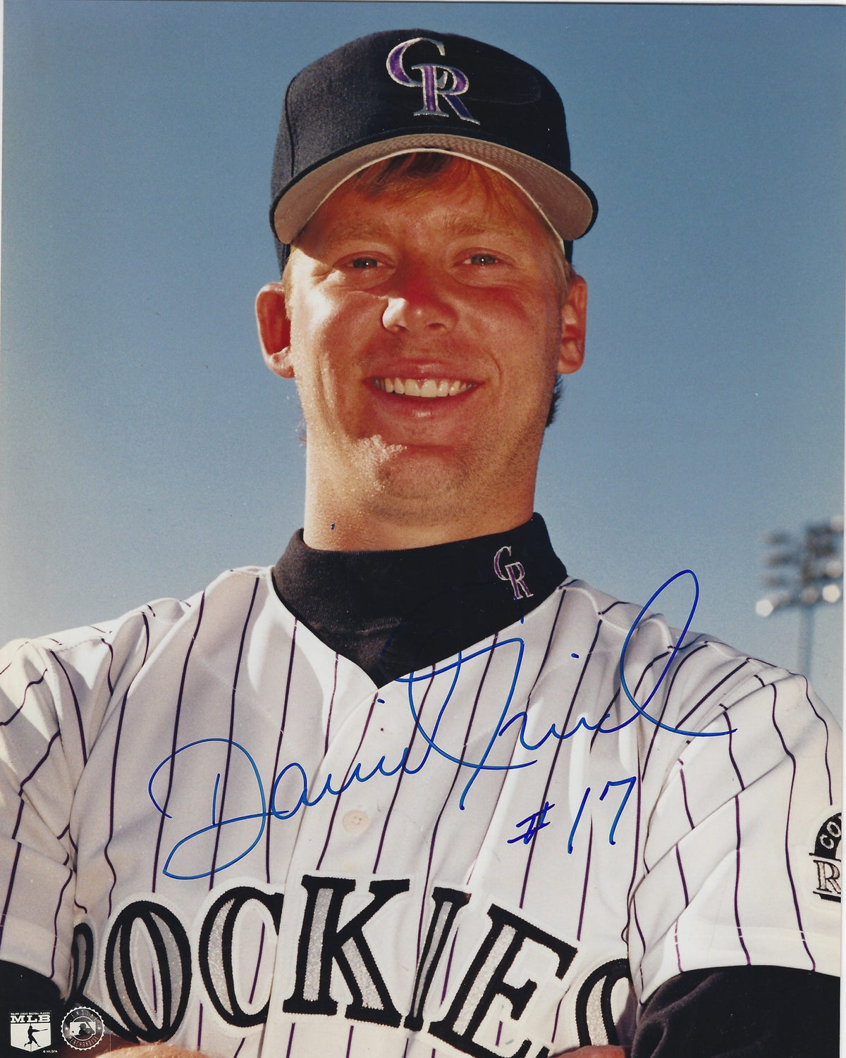 AUTOGRAPHED DAVID NIED 8X10 Colorado Rockies Photo