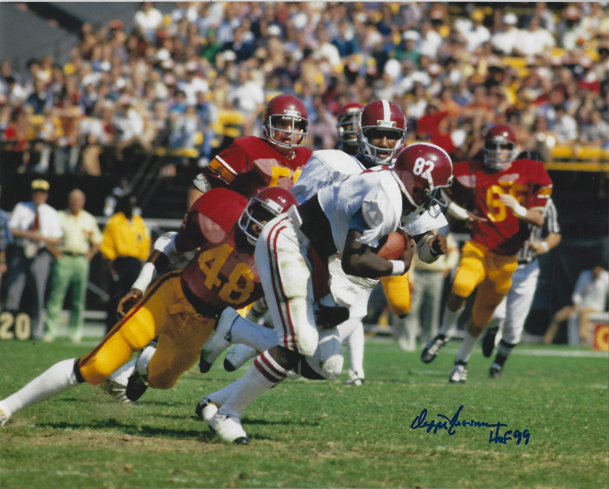 Autographed OZZIE NEWSOME 8X10 Alabama Crimson Tide Photo