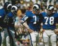 AUTOGRAPHED RICK CASH 8X10 Los Angeles Rams Photo