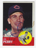 Autographed JIM PERRY Minnesota Twins 1963 Topps Card