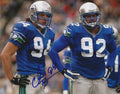Autographed CHAD BROWN 8X10 Seattle Seahawks Photo