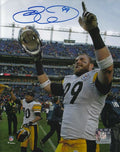 Autographed BRETT KEISEL 8X10 Pittsburgh Steelers Photo