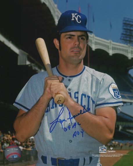 AUTOGRAPHED LOU PINIELLA "1969 AL ROY" 8X10 Kansas City Royals Photo