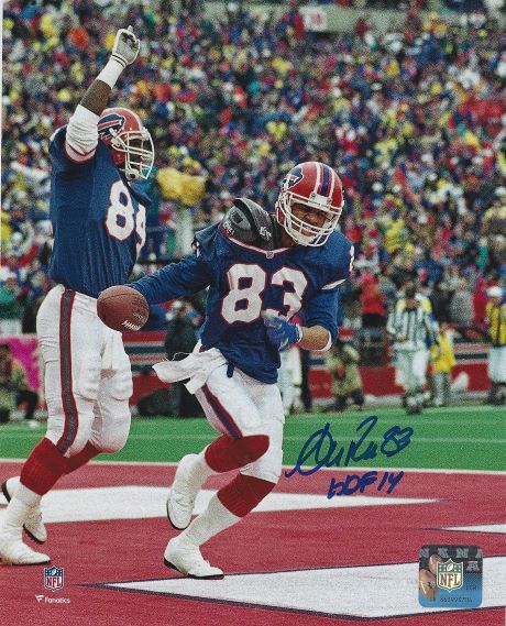 Autographed ANDRE REED "HOF 14" 8X10 Buffalo Bills Photo