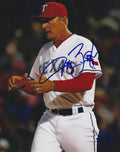 AUTOGRAPHED JEFF BANISTER 8X10 Texas Rangers Photo