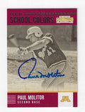 Autographed PAUL MOLITOR Minnesota 2015 Panini Contenders Card