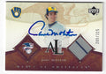 Autographed PAUL MOLITOR Milwaukee Brewers 2005 Upper Deck AL Artifact Card